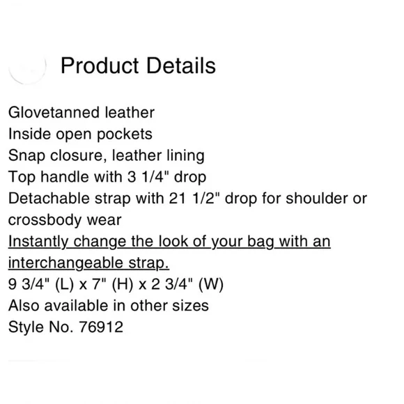 Coach Ellie Crossbody with Rivets 76912 Glovetanned leather - Picture 15 of 16